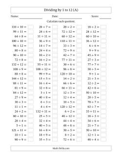 Division Worksheets